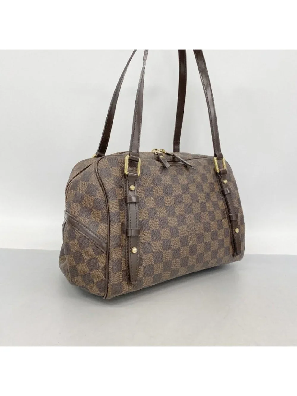 Louis Vuitton Shoulder Bag Damier Rivington GM Ebene